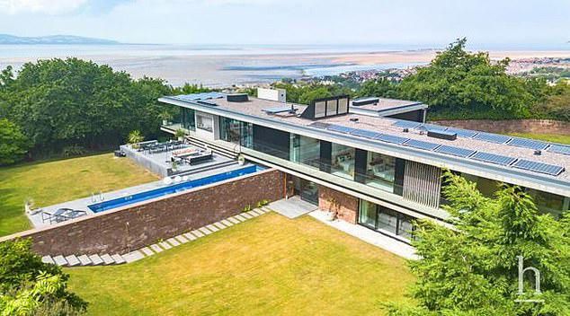Pictured: The spectacular six-bed Hollywood-style mansion in Wirral Ms Keene won on Omaze