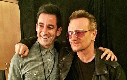 Bono with Matt Pohlson