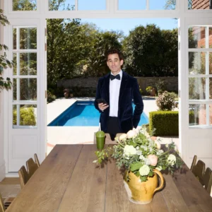 Matt Pohlson, photographed for the Telegraph in the Surrey house that will soon become Omaze’s 51st property prize